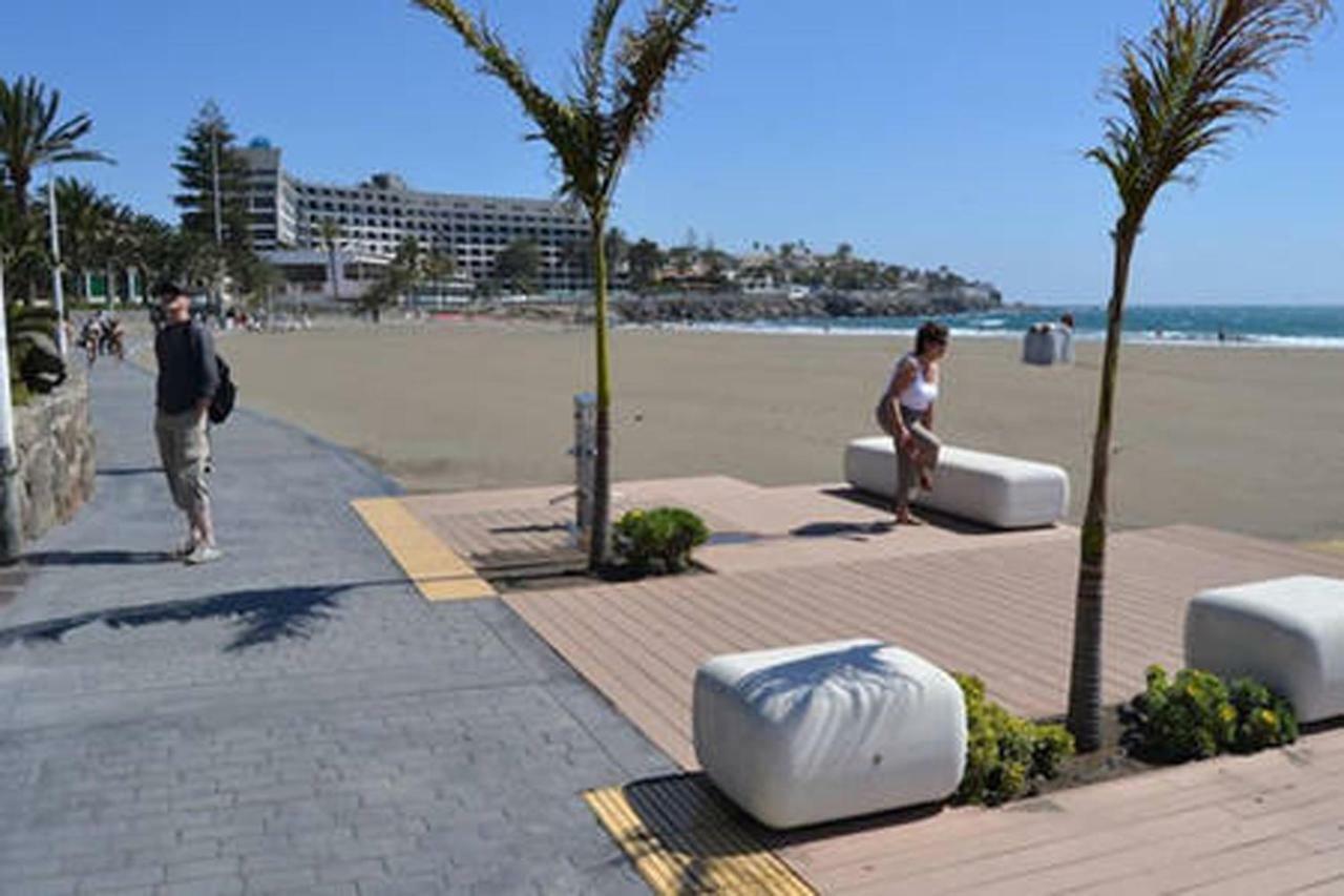 Primera Linea De Playa De Las Burras San Agustín Kültér fotó